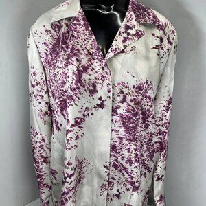 NEW LAFAYETTE 148 Silk Twill Blouse Women’s